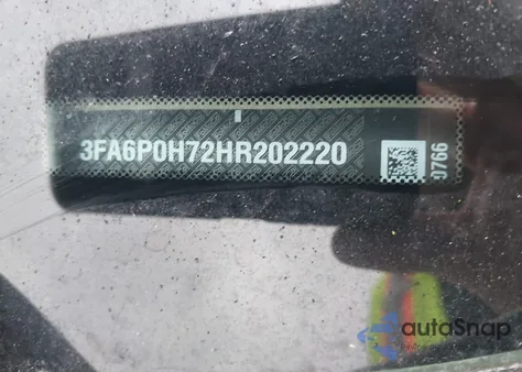 2017 Ford Fusion Se из США, поврежденный, VIN 3FA6P0H72HR202220